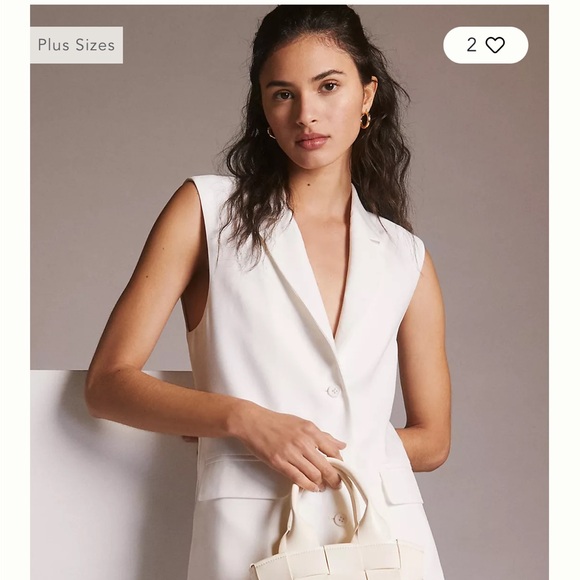 Collared Blazer Vest - Picture 2 of 5